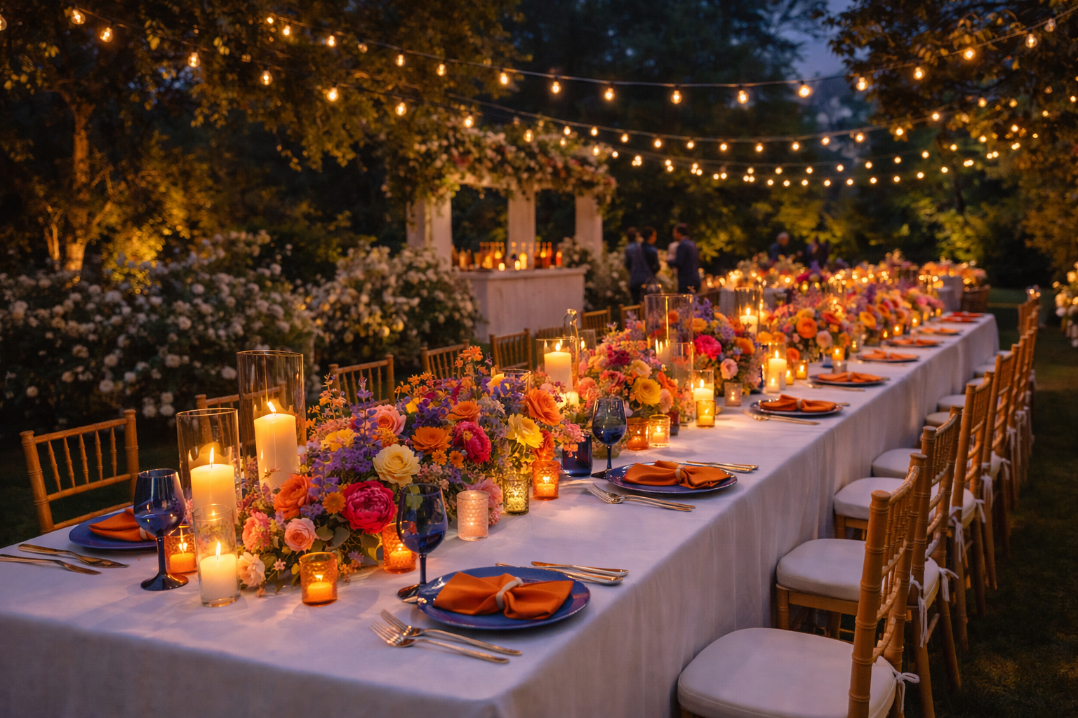 Luxury event table florals